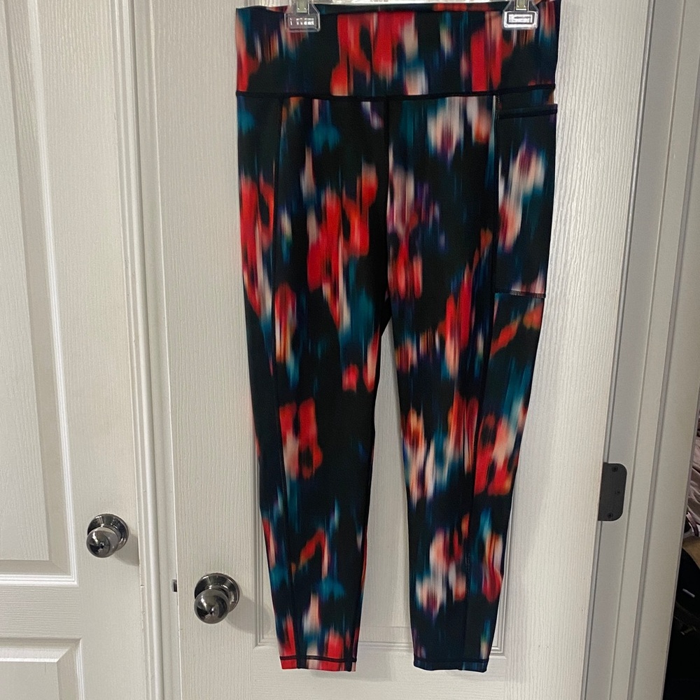 Sweaty Betty Multicolor Striped Active Leggings
